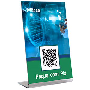 Placa de PIX personalizada